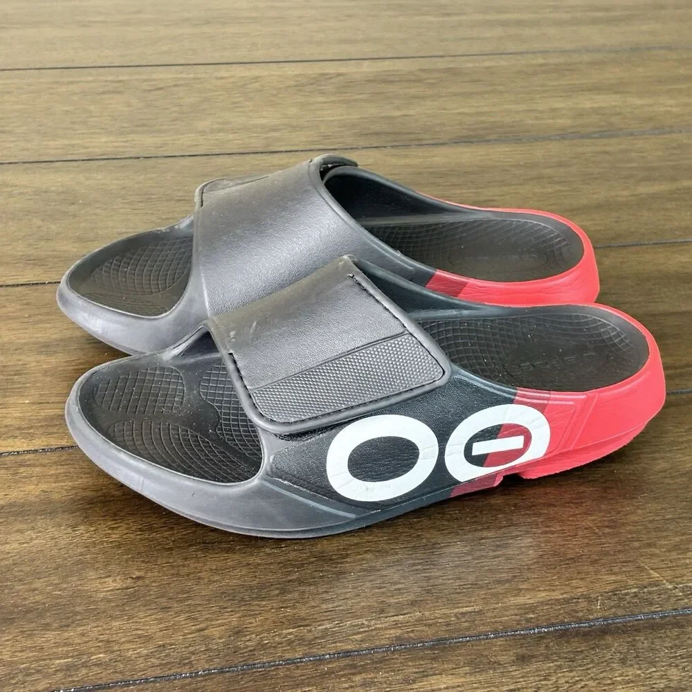 OOFOS OOahh Sport Flex Fire Rally Unisex Mens 7 Womens 9 EU 40